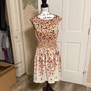 Jessica Howard Multicolor Floral Midi Dress